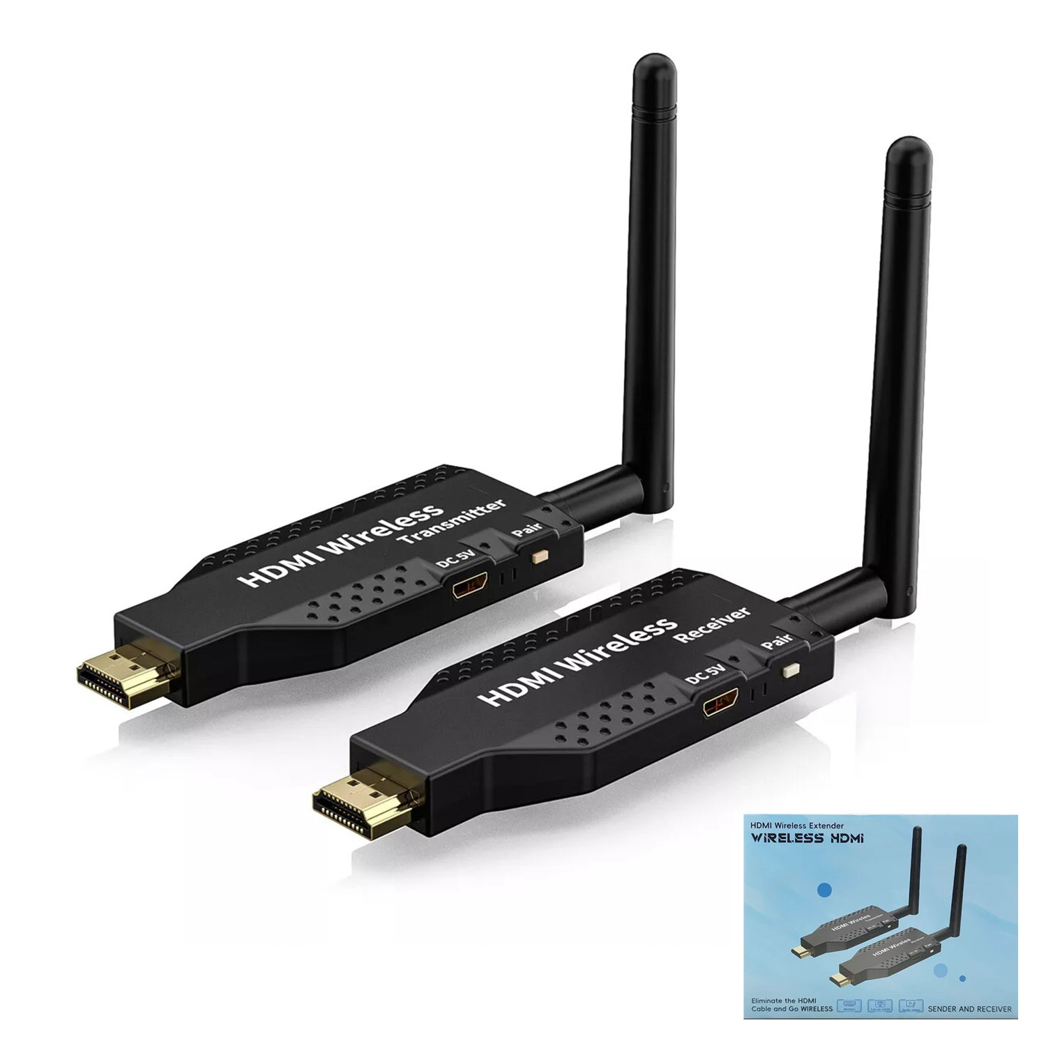 Wireless HDMI Extender 1080P Video Transmitter Receiver 50M