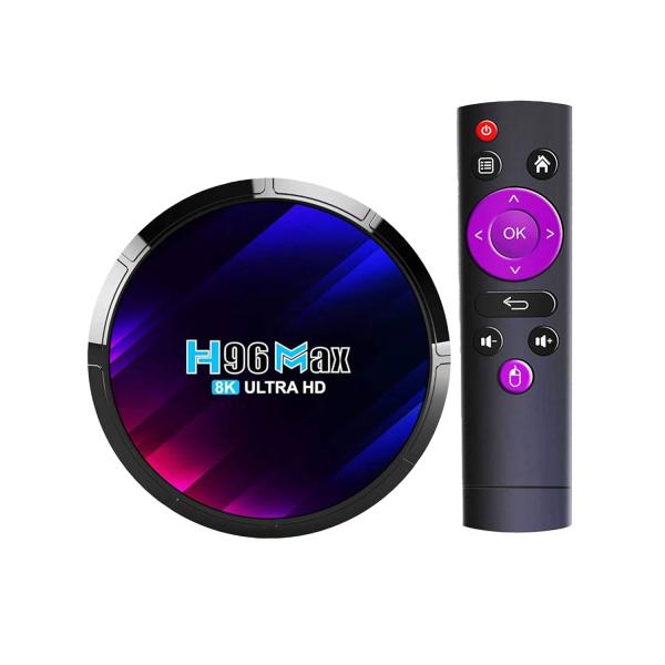 H96 MAX Android 13 Smart TV Box 4GB RAM 64GB ROM 8K Ultra HD